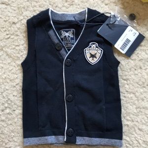 Baby boy knitted slee